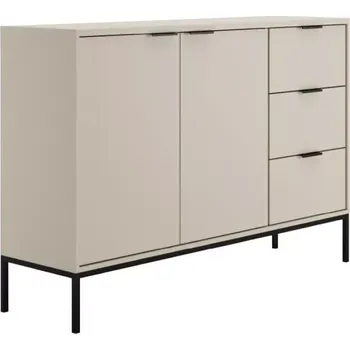 Komoda Komoda Austin 150 cm kašmír/černá