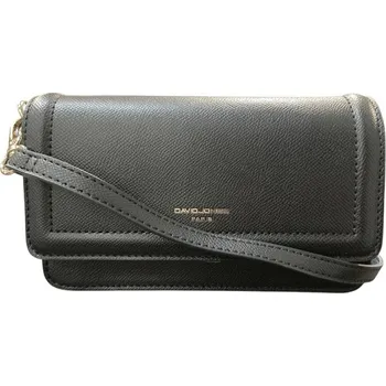 Kabelka David Jones dámská crossbody kabelka černá CM 6985 BLACK