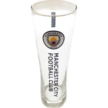 Sklenice Fan-shop Pivní sklenice MANCHESTER CITY wordmark