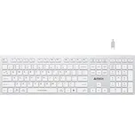 A4tech FBX50C, bezdrátová kancelářská klávesnice, bílá