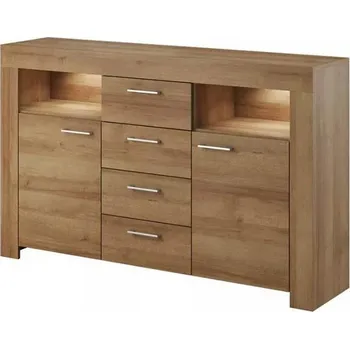 Komoda Komoda Sky SK155, dub riviera, 155&nbsp;x&nbsp;96&nbsp;x&nbsp;40&nbsp;cm