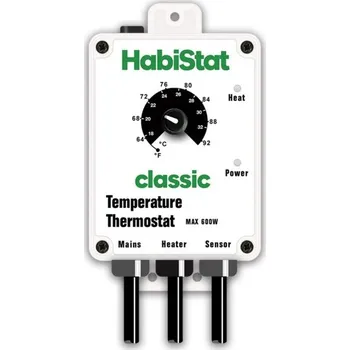 Teraristika HabiStat Temperature Thermostat - teplotní bílý
