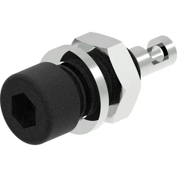 Krokosvorka Electro PJP 224-M5-C-CD1-N zdířka pro banánek Ø pin: 2 mm černá 1 ks