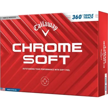 Golfový míček Callaway Callaway Chrome SOFT 360 Triple Track golfové míčky WHITE