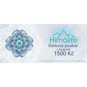 Čaj Himalife Elektronický dárkový poukaz v hodnotě 1500 Kč