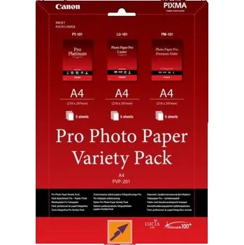 Fotopapír CANON PVP-201 PRO, A4 fotopapír Variety Pack (6211B021)
