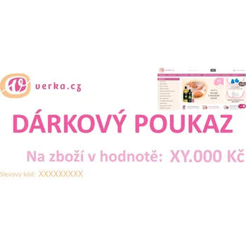 Dárkový poukaz na zboží v hodnotě 2.000,-Kč