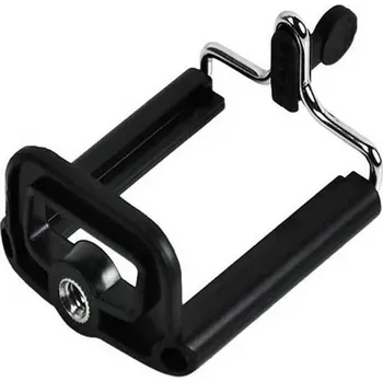 Interlook Z12-Černá | Univerzální držák telefonu s 1/4" závitem pro montáž na stativ, selfie tyč Černý