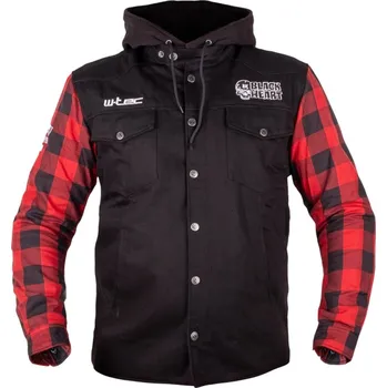 Moto bunda W-TEC Black Heart Bunda na chopper Ruffster černo-červená - 5XL