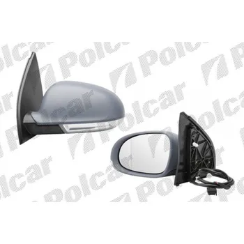 Auto zrcátko Zpětné zrcátko VW GOLF V 03-09 elektrické lak Sun-8544