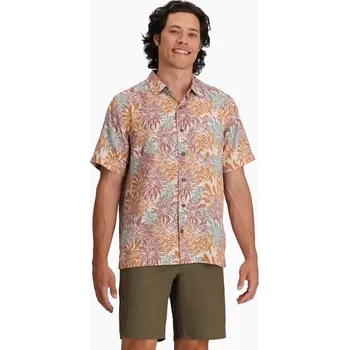 Dámská košile Royal Robbins košile COMINO LEAF S/S 2024 Modrá XL Pánské