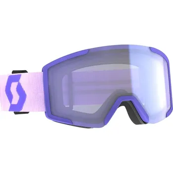 SCOTT Lyžařské brýle Shield LS 2023/2024 Purpurová light sensitive blue chrome