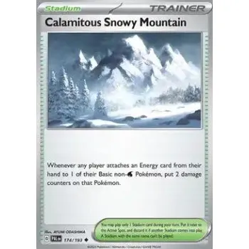 Volný čas Pokémon PAL 174/193 Calamitous Snowy Mountain - Paldea Evolved Stav: Near Mint, Verze: NORMAL