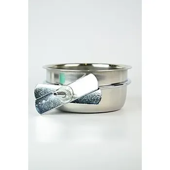 Pro ptáka Krmítko nerez šroubovací 9cm 0,28l