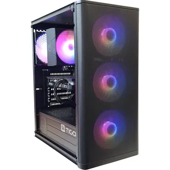 Stolní počítač TIGO Gamer Pro R5-5500 4060 Ti - 1TB 32GB BEZ OS Černá