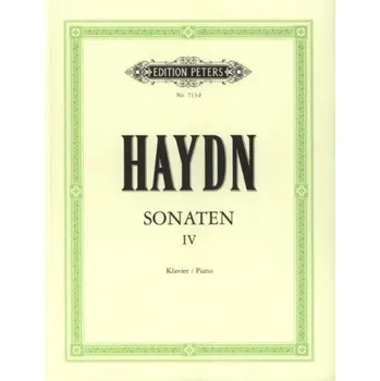 Joseph Haydn: Sonaten 4 (noty na klavír)