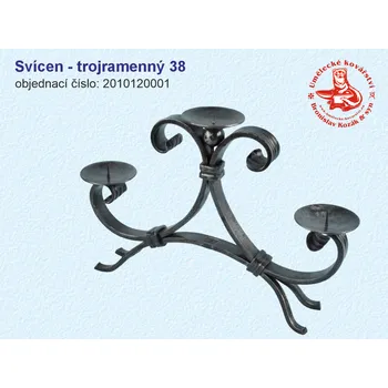 Svícen Svícen - trojramenný 38 - 2010120001