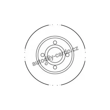 Brzdový kotouč Brzdový kotouč TRW DF1734 - ALFA ROMEO 33