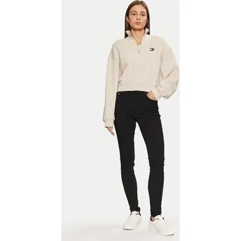 Dámská mikina Tommy Jeans Mikina DW0DW19410 Béžová Relaxed Fit L