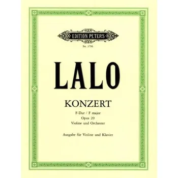 Edouard Lalo: Konzert F-Dur op. 20 (noty na housle, klavír)