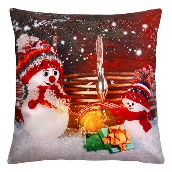 Vánoční polštář SNOWMANS FRIENDS 40x40 cm Mybesthome (cs, Decora)