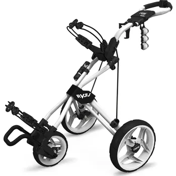 Golfový vozík CLICGEAR Rovic RV3J dětský vozík bílý + Dárková krabička týček