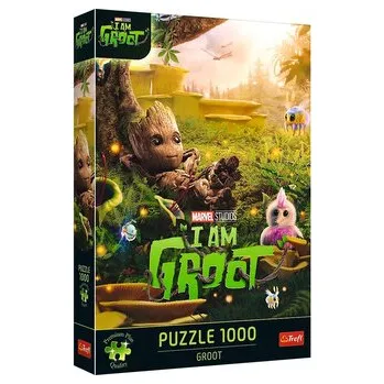 Puzzle TREFL Puzzle Premium Plus Marvel: Já jsem Groot 1000 dílků