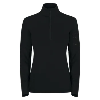 OneMore mikina 631 - TURTLENECK WITH HALF ZIP 2024/2025 Černá M Dámské