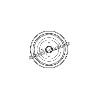 Brzdový buben Brzdový buben TRW DB4085 - AUDI 100