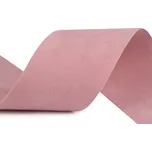 Semišová stuha velvet oboustranná šíře 40 mm METRÁŽ - 57 pudrová