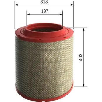 Vzduchový filtr Vzduchový filtr BOSCH F 026 400 563