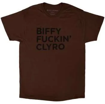 Pánské oblečení Biffy Clyro: Biffy Clyro Unisex T-shirt: Biffy Fucking Clyro (large) L