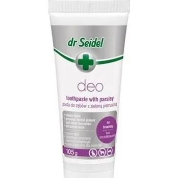 Péče o psí chrup Dr. Seidel DEO pasta s extraktem ze zelené petrželky 105g