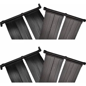 Ohřev bazénu OMAXI Solární ohřívač bazénu panel 4 ks 80 x 620 cm 562291