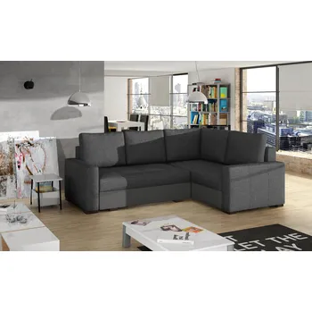 Sedací souprava Rozkládací rohová sedačka RONNIE šedá