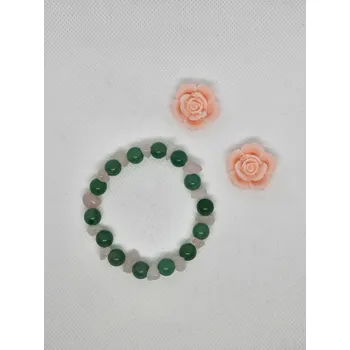 Náramek Náramek s Růženínem a Aventurínem