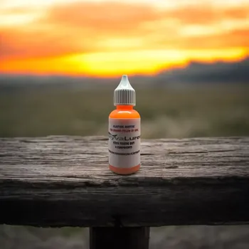 Umělá nástraha RYVALURES PLASTISOL COLOR FLUO ORANGE-YELLOW 30ML. (BARVA DO TEKUTÉ GUMY ORANGE-YELLOW 30ML.)