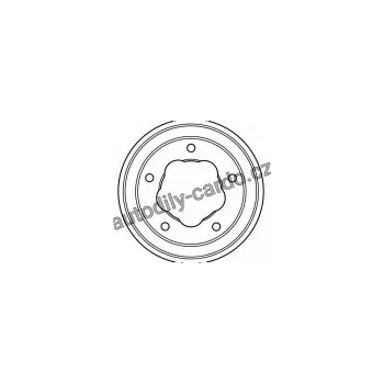 Brzdový buben Brzdový buben TRW DB4102 - FORD TRANSIT