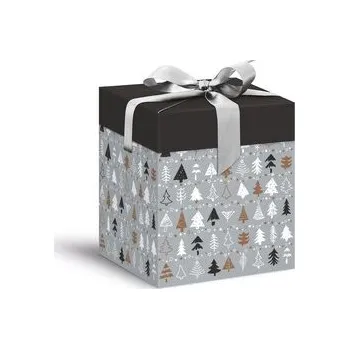 Dárková krabička krabička dárková vánoční 12x12x15cm 5370575