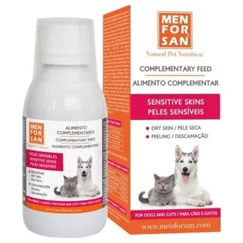 Menforsan Výživový doplněk pro citlivou kůži koček a psů, 120 ml