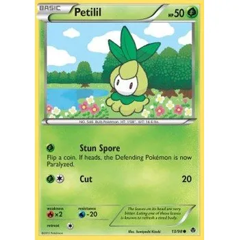 Sběratelská karetní hra Pokémon EPO 13/98 Petilil - Emerging Powers Stav: Excellent, Verze: NORMAL