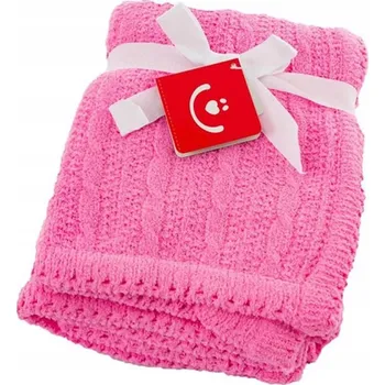 Příslušenství pro přepravu dětí Dětská dečka do kočárku, 75x92cm - růžová, Bobo Baby