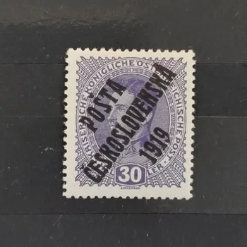 Sběratelství Známka ČSR PČ 1919 , 30h, Pof.41*, II. typ přetisku