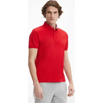 Pánské tričko Tričko Tommy Hilfiger Primary Red 1056444 XS