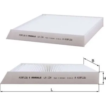 Ventilátor topení a klimatizace Filtr, vzduch v interiéru MAHLE LA 134
