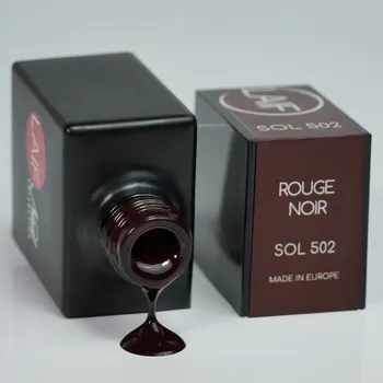 Umělé nehty Laif Gel lak červený SOL - 502 Rouge Noir 10ml