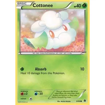 Sběratelská karetní hra Pokémon EPO 09/98 Cottonee - Emerging Powers Stav: Excellent, Verze: NORMAL