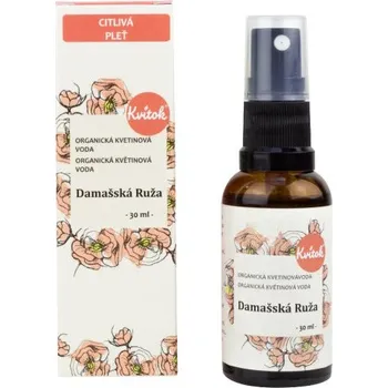 Kvitok BIO květová voda Damašská růže 30 ml/ 100 ml Varianta: 30 ml (rozprašovač)