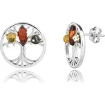 Jan Kos jewellery Stříbrné náušnice strom 12125425