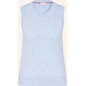 Dámská vesta Tommy Hilfiger Dámská Pletená Vesta, tmavě modrá, 44